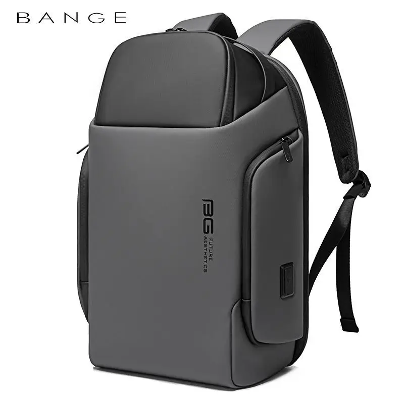 BANGE-mochila para ordenador portátil de gran capacidad para hombre, morral de viaje impermeable para negocios