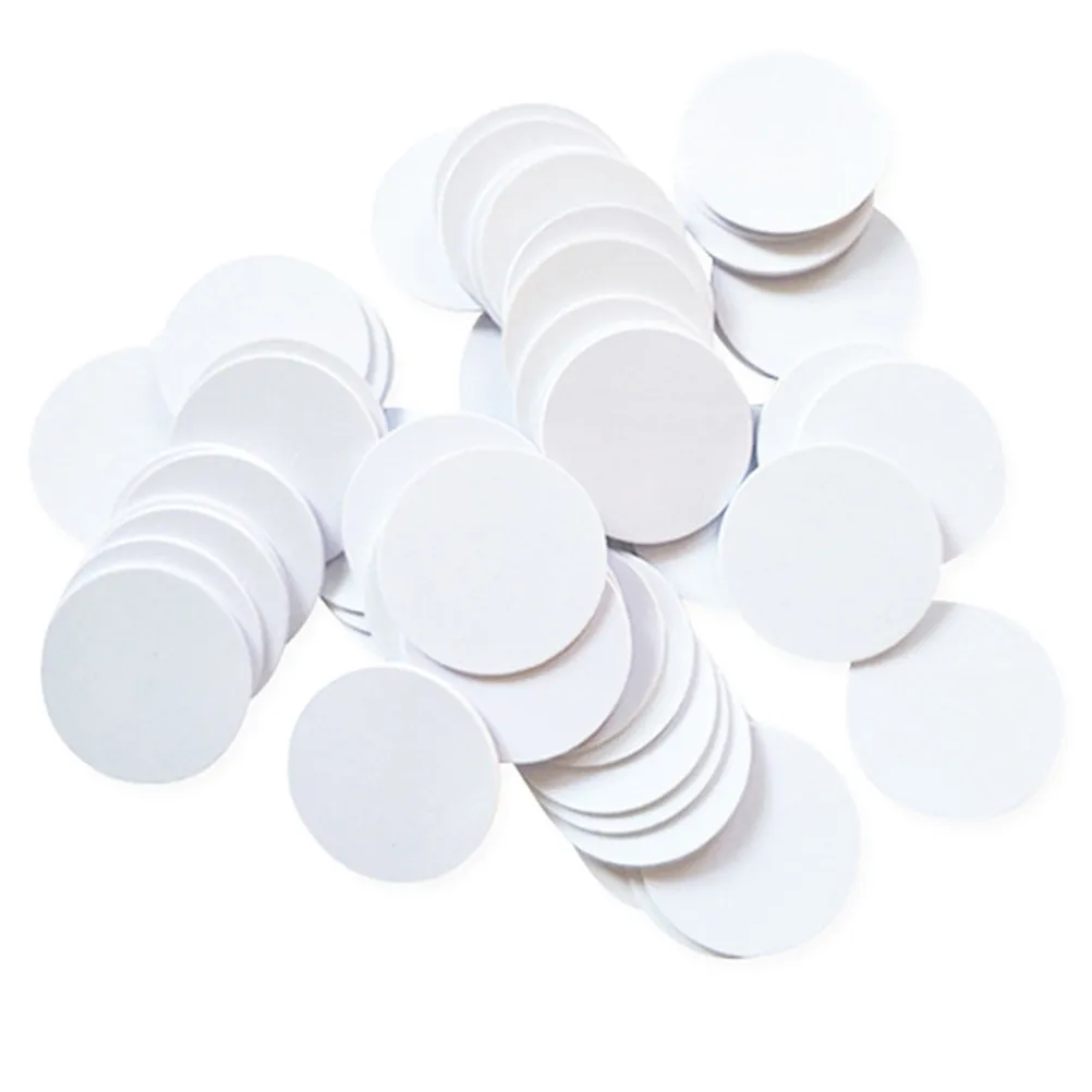 

20Pcs Ntag215 NFC Blank Round Tag Sticker White Contactless for Security Property Identification 25Mm NFC Sticker