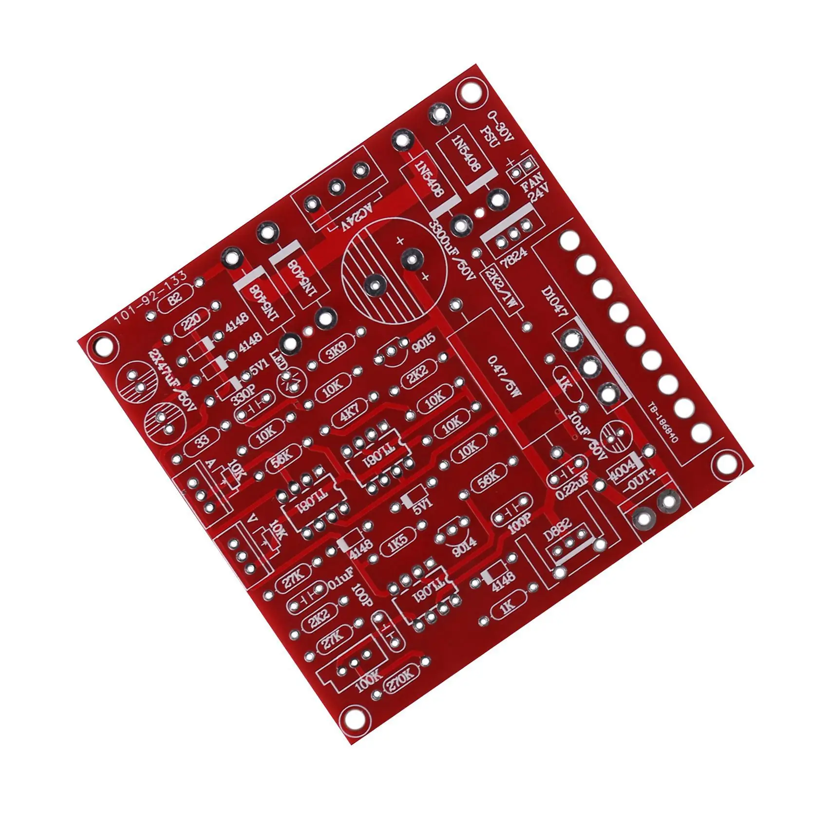 ELECT-3X 0-30V 2MA-3A Adjustable DC Regulated Power Supply DIY Kit Short With Protection
