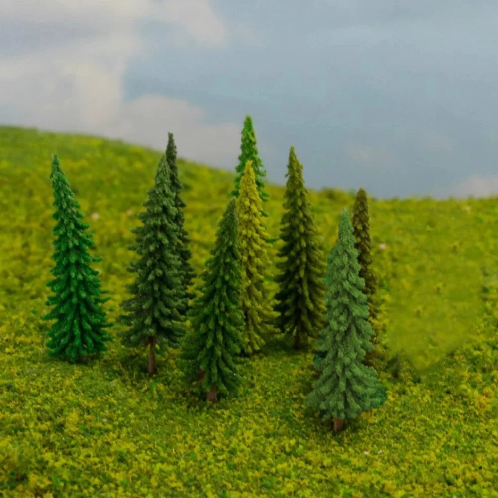 40pcs Plastic Model Trees For Train Railroad Diorama Wargame Park Landscape Scenery For Bonsai Landscape Decoration