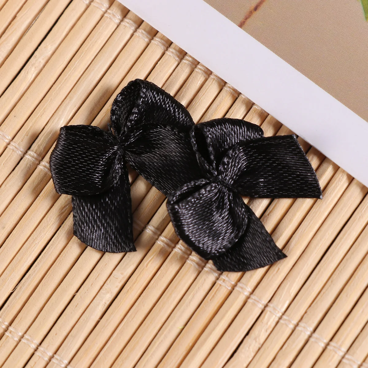 100 Pcs Ribbon Bows Handmade Hair Accessories 220X200X010CM Jute Bow naments Premium Material Gifts Birthday Baby Shower