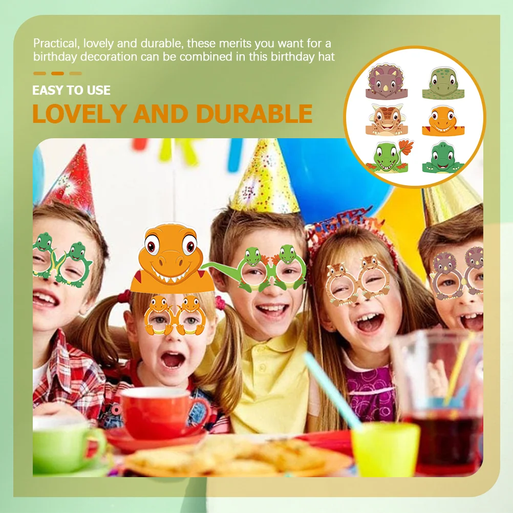 FILOEEX Chapeaux D'Anniversaire Enfants – Bandeaux Animaux Sauvages De La Jungle Avec Paillettes – 10 Modèles Fun Pour Fêtes & Thèmes Safari