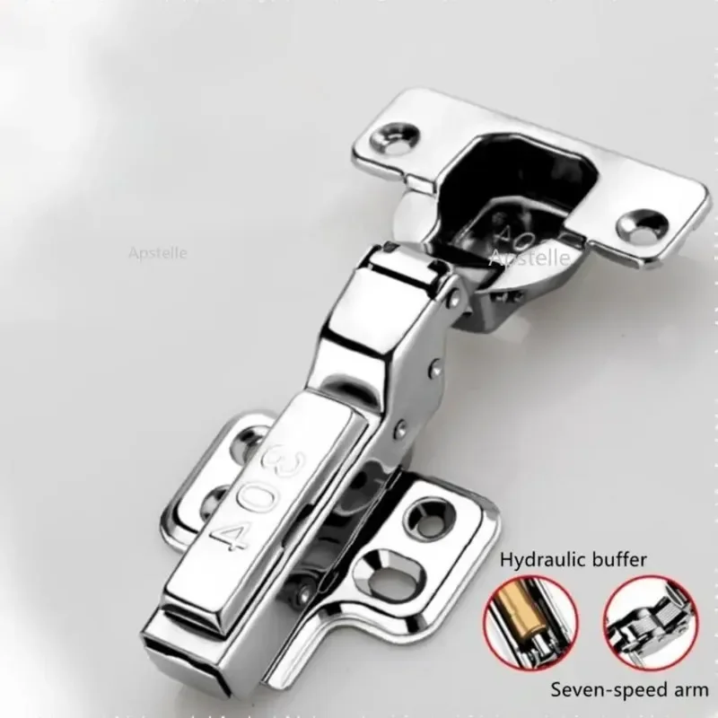 C Series Hinge Stainless Steel Door Hydraulic Hinges Damper Buffer Soft Close For Cabinet Cupboard Furniture Hardware