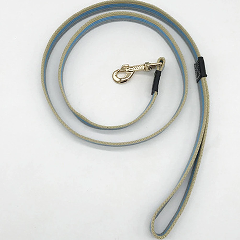 

1pc 200X2Cm Canvas Leash Pet Dog Traction Strap Pulling Rope Traction Strap Walking Jogging Camping Durable Blue