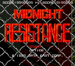 Midnight Resistance   16bit MD Game Card For Sega Mega Drive For Genesis System