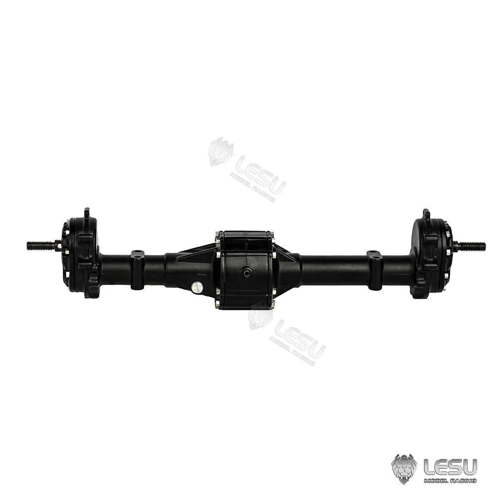 액세서리 금속 전면 후면 차축 차동 잠금 장치 장난감 용 예비 LESU 1/10 RC 크롤러 자동차 UM406 트럭 차량 부품