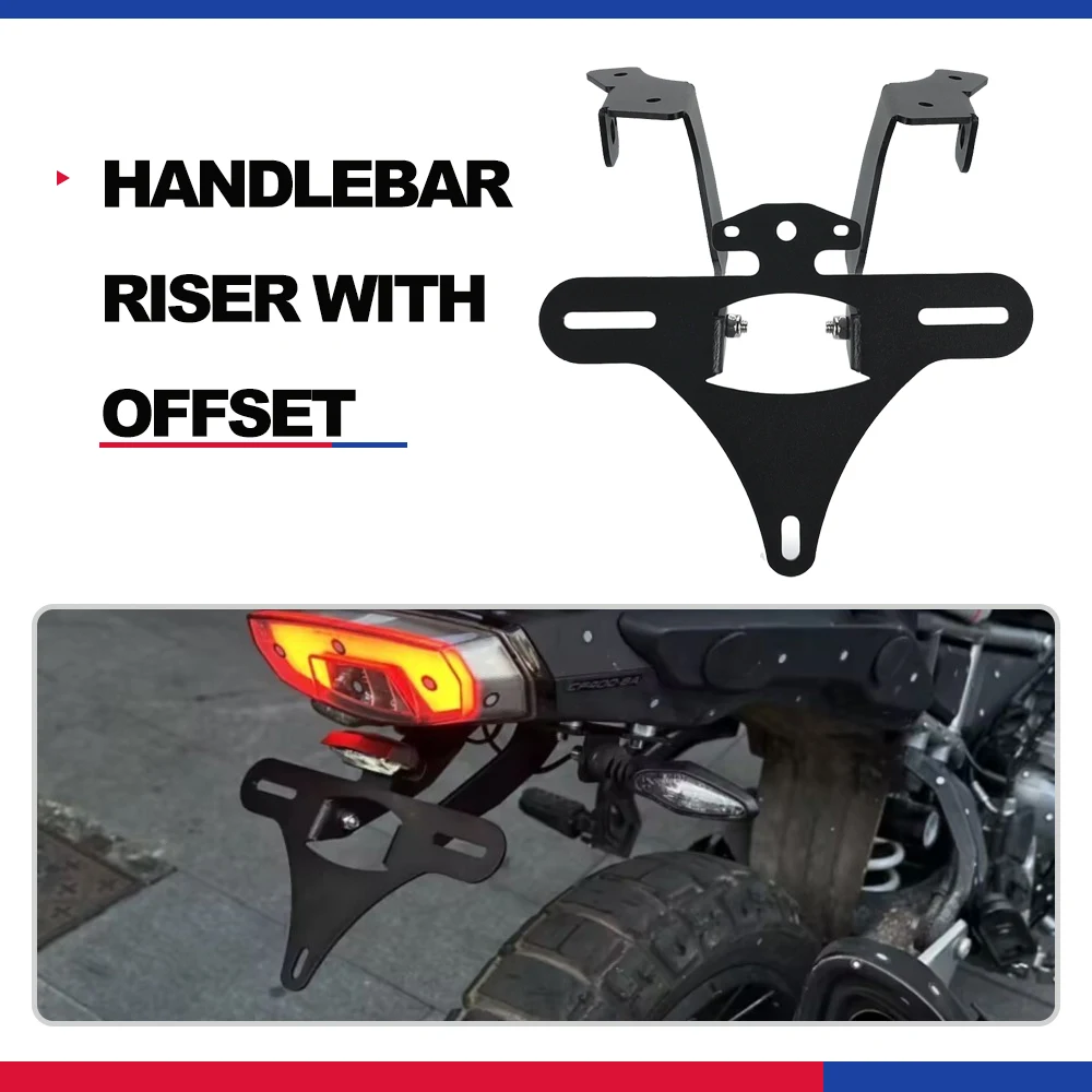 

IBEX 450 For CFMOTO CF MOTO CFMT450 2024 2025 450MT Motorcycle License Plate Holder Bracket Rear Tail Tidy Fender Eliminator Kit