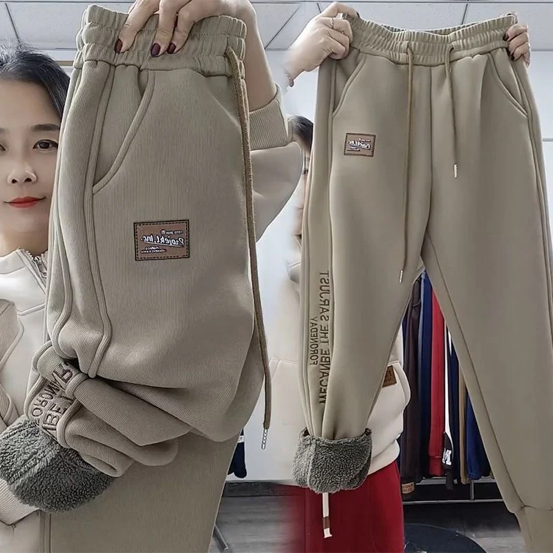 

Мужские повседневные брюки Thiened Fce на подкладке, осень-зима, большие размеры 300, брюки Harlan, брюки с эффектом ранга