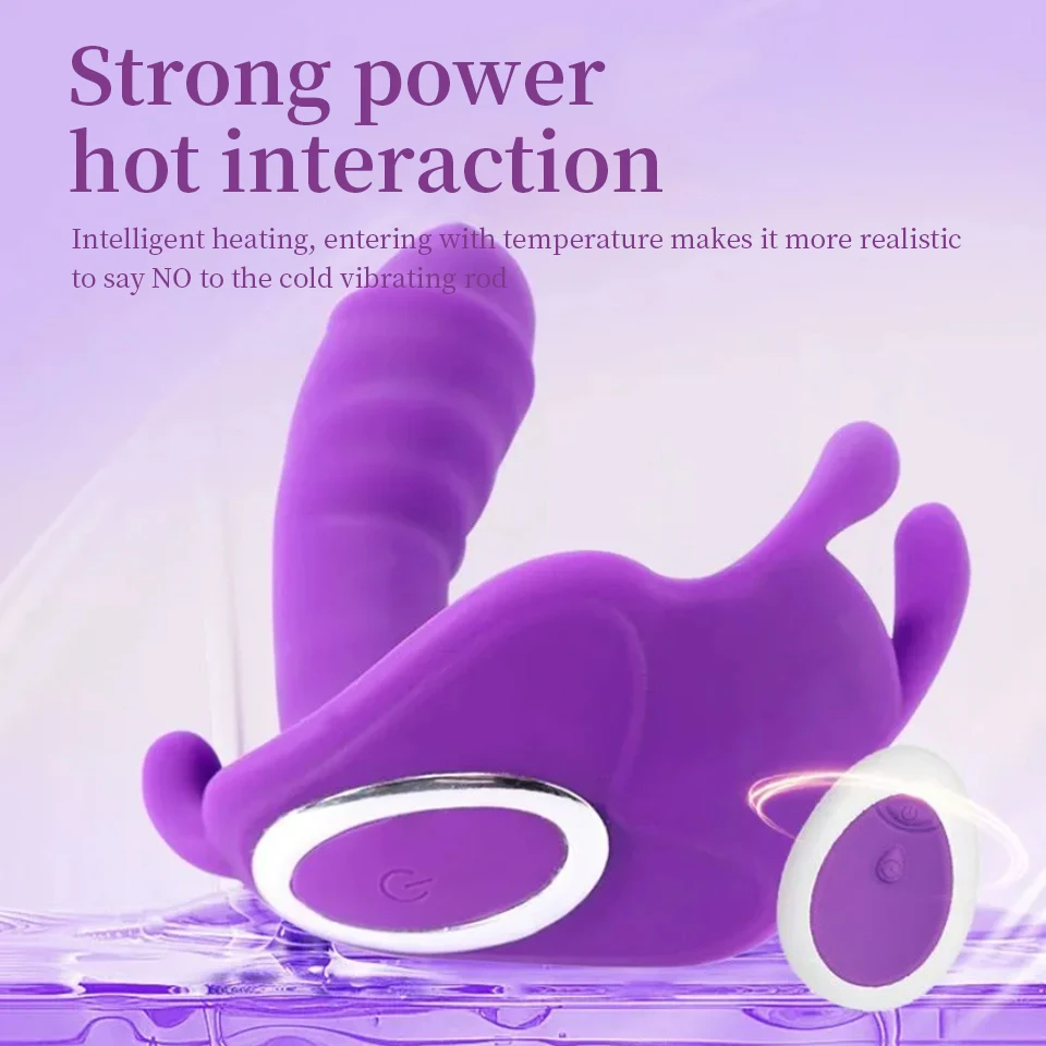 Tibe 女性着用バタフライ 4 世代デラックス版全自動インテリジェント加熱ダブル振動クニリングスワイヤレス