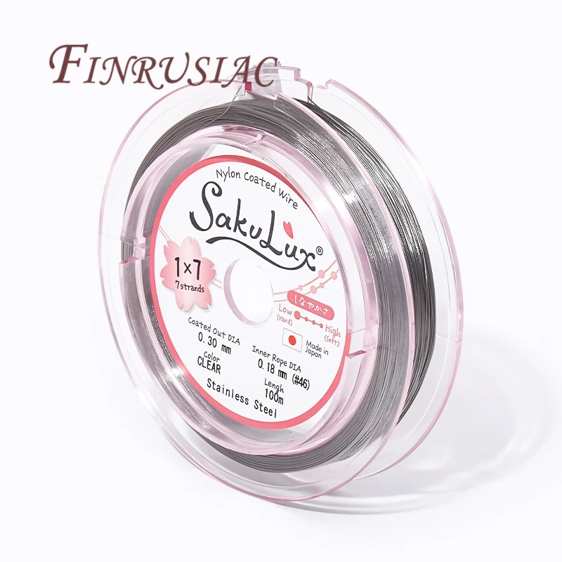 0,3-0,5mm Beständig Starke Linie Edelstahl Draht Gold Farbe Tiger Schwanz Perlen Draht Für Schmuck Machen Erkenntnisse zubehör – Detail 16