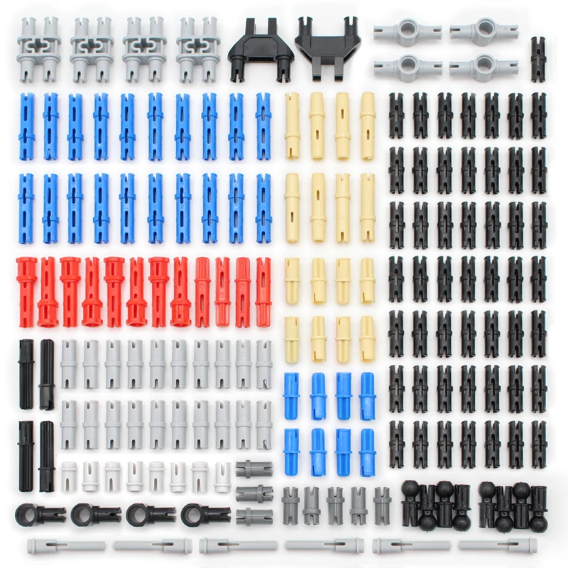 174PCS High-Tech Technology Axle Pin Connector Accessory Mechanical DIY Bricks Building Blocks Parts Compatible Toys
