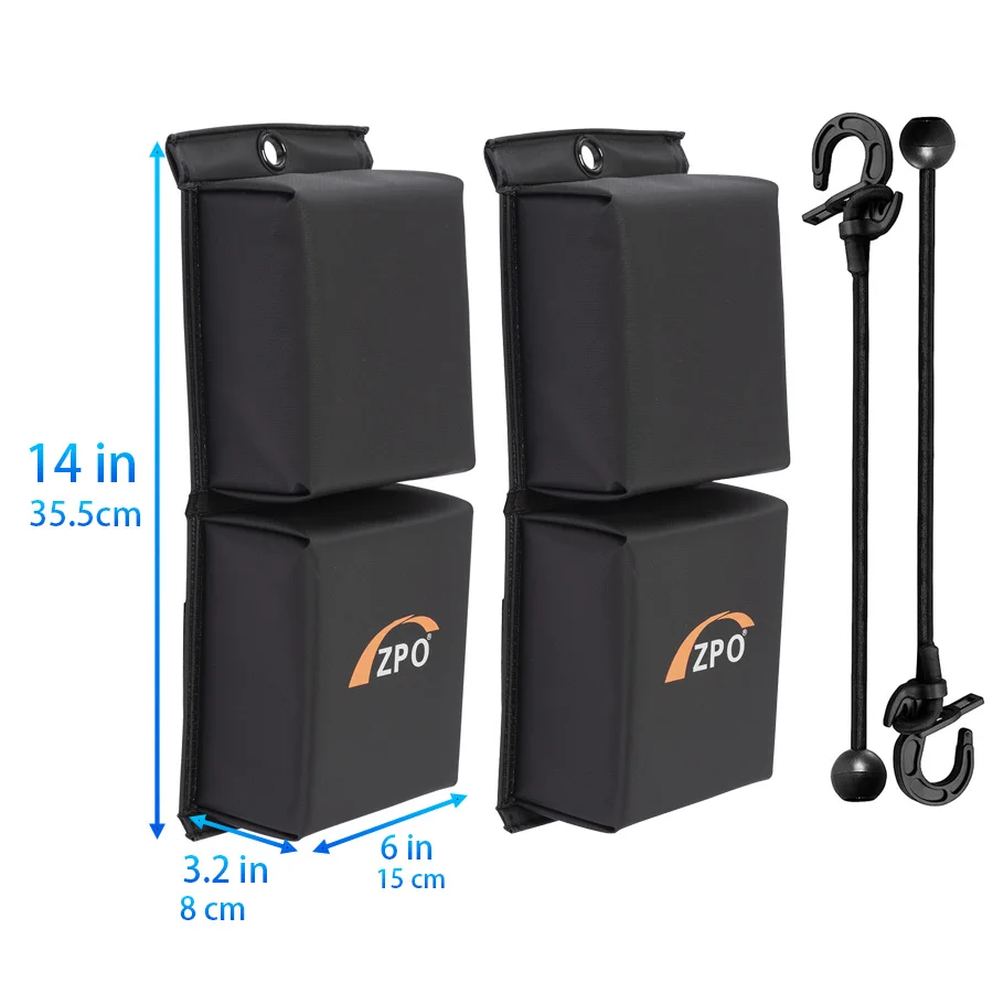2x Pwc Fender Bumper for Docking Black Protector Sturdy Safe Jet Ski Bumper