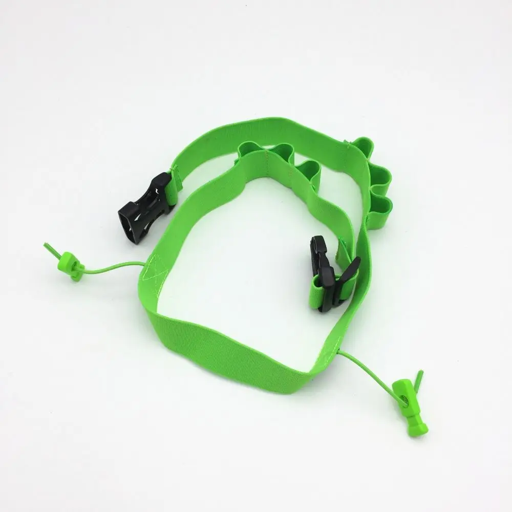 Waist Belly Band Running Race Number Belt With 6 Gel Loops Reflective Tape Marathon Race Belt High Elastic Stretchable