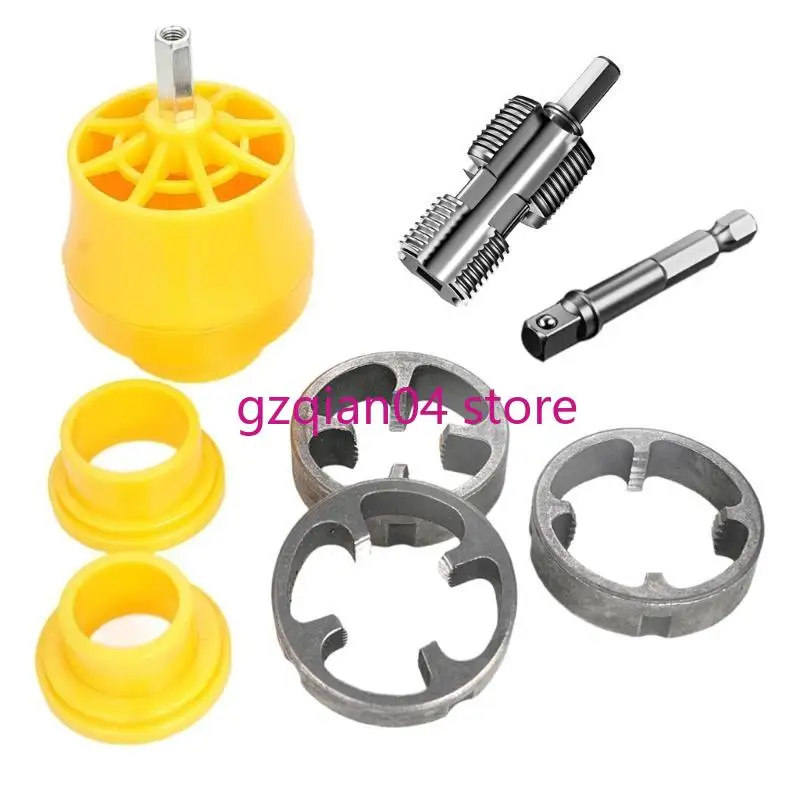

N7MD Electric Drill PVC Pipe Threader Electric Drill, PVC Thread Maker Tool Tap