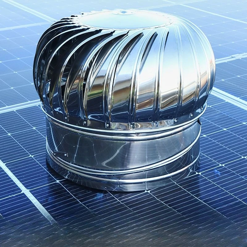 

Wind Hoist Exhaust Cap Unpowered Roof Ventilator Ventilation Fan Stainless Steel Wind Ball Rotary Wind Cap Flue Mouth Air