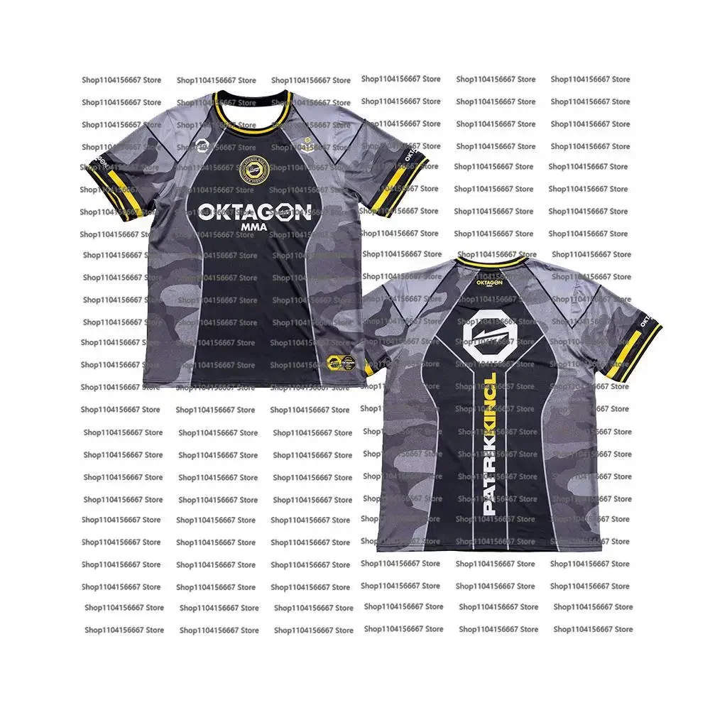 

Мужская и женская восьмиугольная клетка для отдыха, боевые соревнования, дышащая футболка для болельщиков Нью-Джерси, топ с круглым вырезом и короткими рукавами.