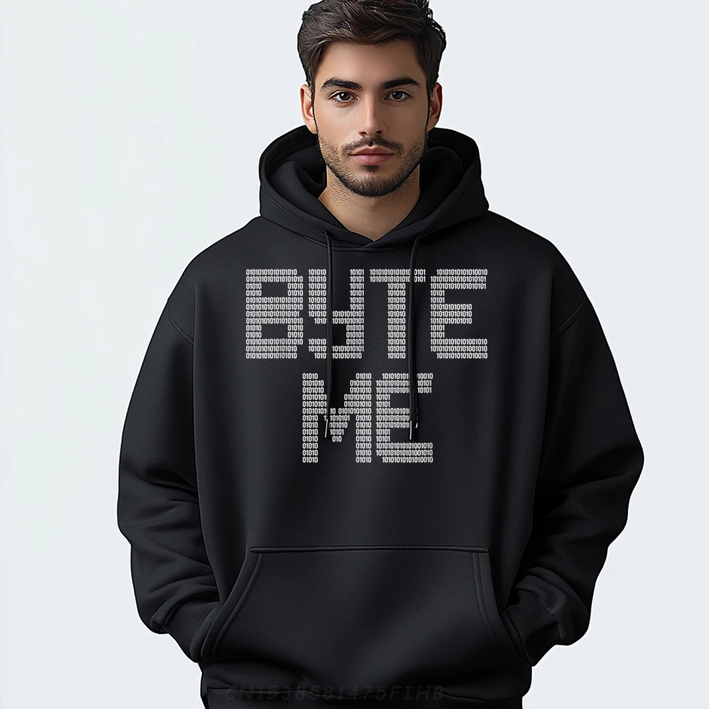 

Summer Byte Me Binary Computer Crewneck Sweatshrt Christmas Hoodies Long Sleeve Boyfriend Discount Printing Hoodies