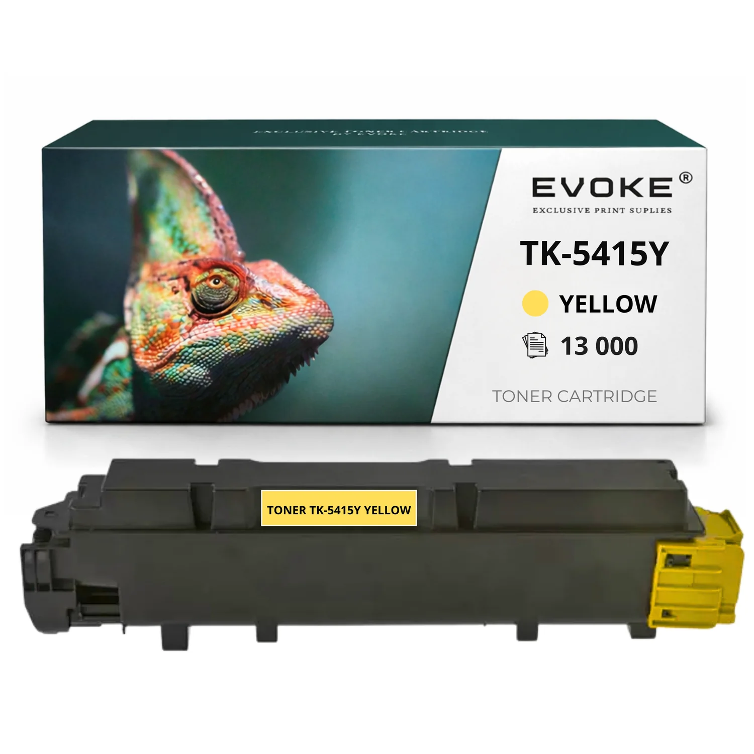 Evoke Compatibele Toner voor Kyocera Tk5415 Y Tk5415Y Tk-5415Y 1T02Z7Cnl0Y Geel 13000 Pagina's Taskalfa Ma4500Ci