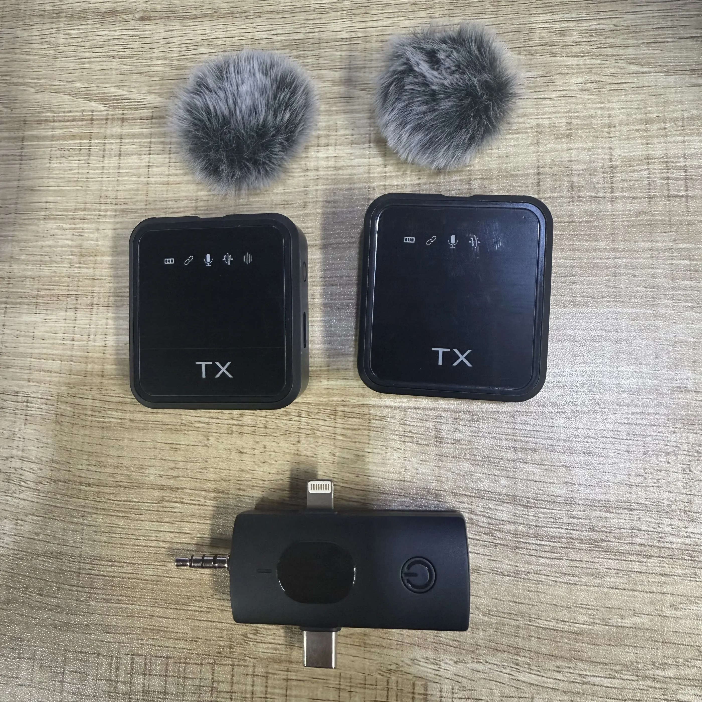 Collar Microphone Mobile Phone Live Recording Portable Microphone Is Suitable for Apple Interface Android Multi-Interface Univer