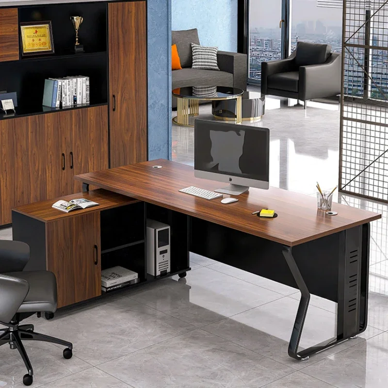 Corner Workshop Home Office Desk Gaming Executive Multifunction Conference Table Room Offer Work Escritorio De Oficina Furniture