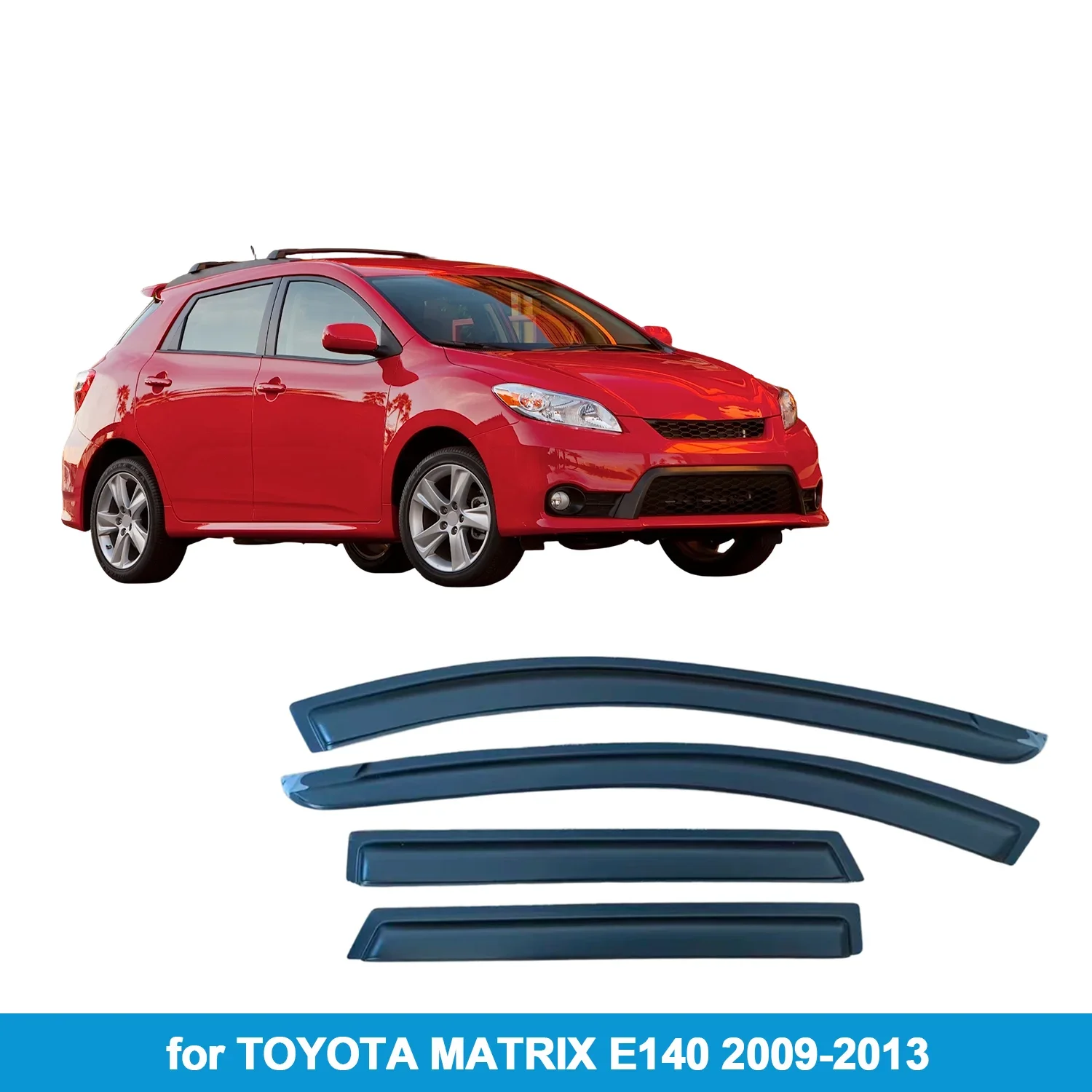 

Оконный козырек для TOYOTA MATRIX E140 2009-2013, защита от дождя, боковой дефлектор, защита от атмосферных воздействий, лента для наружного крепления