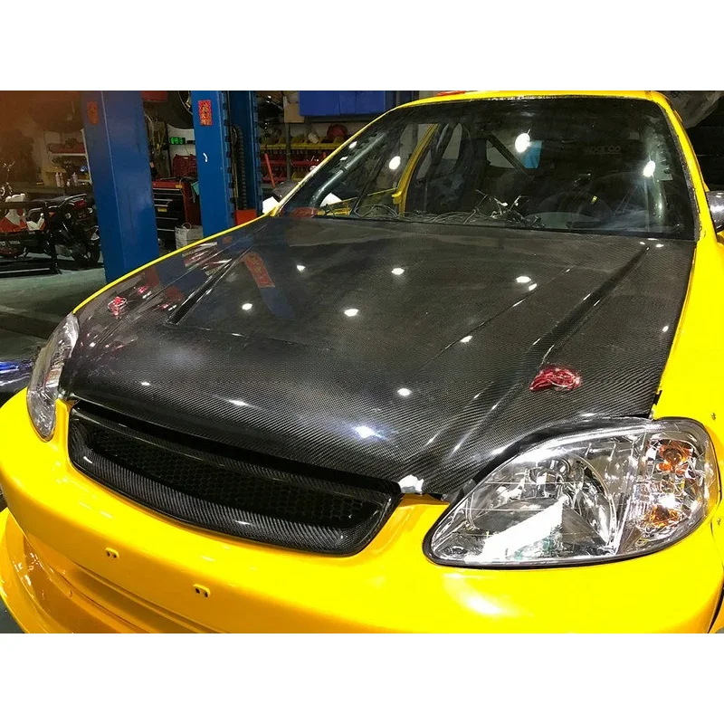 

High-quality Hood 1996-1998 EK Vented bonnet Carbon Fiber Material