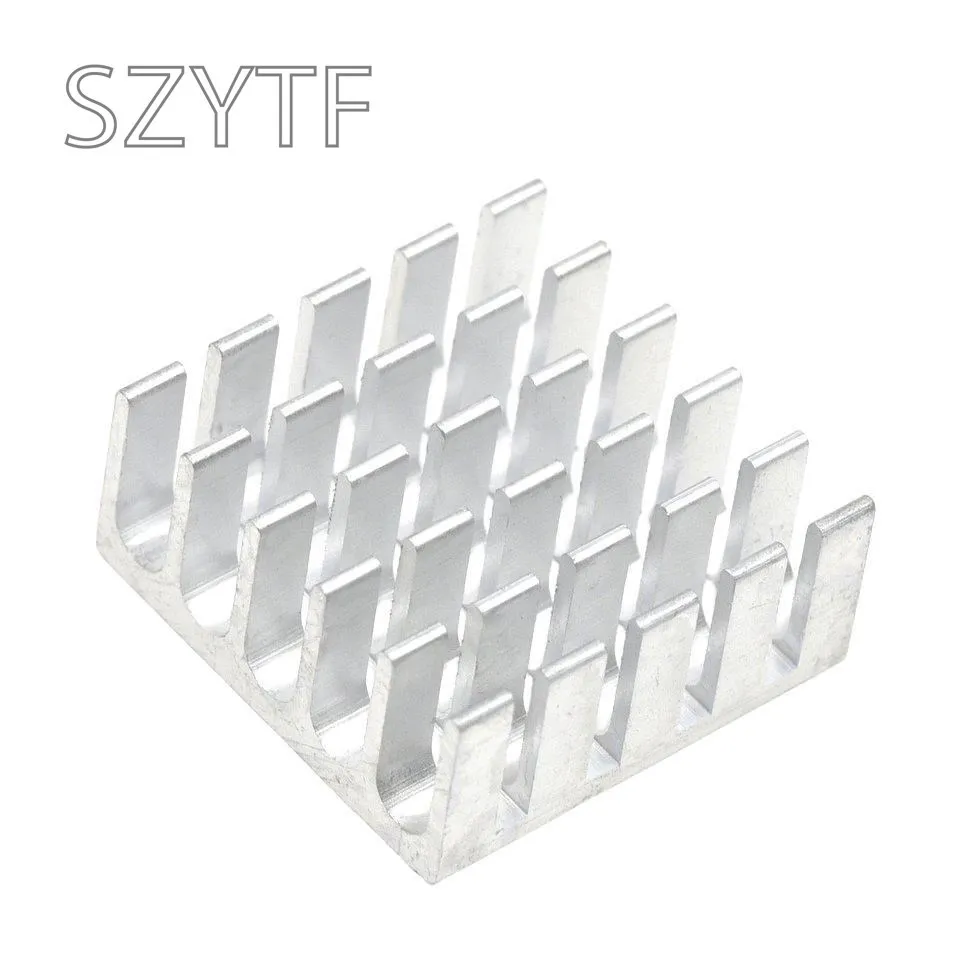 5PCS Heatsink Radiator Cooler Radiator 22x22x10MM High Quality Silver Slot Heat Sink 