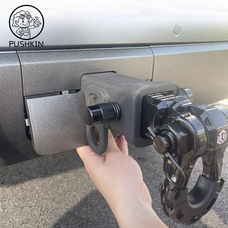 สําหรับ Haval H9 2024 2025 Trailer Hook ตกแต่ง Off-road Anti-Collision ด้านหลังกันชนตกแต่ง Trailer Ball Hook ฝาครอบ