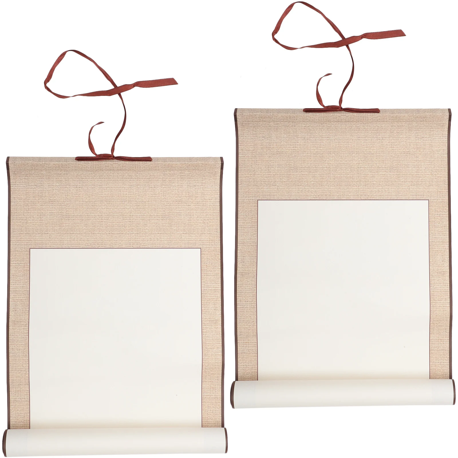 2 قطعة ورق الخط الصيني المعلق الفارغ للرسم رسم الخط لوازم المنزل التمرير الفارغ #4