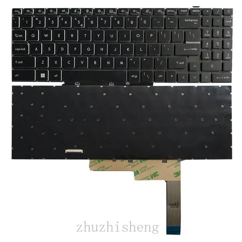 New For MSI Stealth GS77 12UG 12UGS 12UH 12UHS US keyboard Per-Key RGB backlit