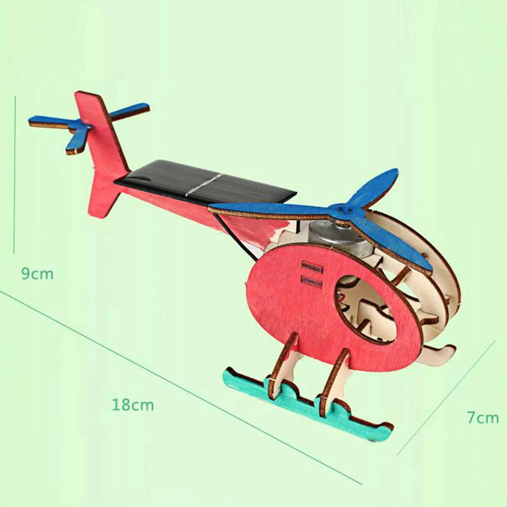 Tecnologia de helicóptero solar, invenção de pequena produção, estudantes do ensino fundamental, pacote de material experimental de ciências manuais