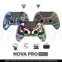 FANTECH WGP14 V2 Bluetooth Wireless Gamepad With Hall Effect Joystick & Trigger With Touch Pad For PS4/Switch/PC/Android/IOS