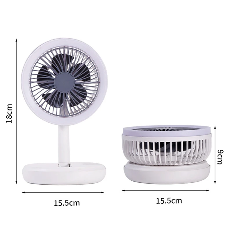 ABRW-Portable Neck Fan USB Rechargeable Bladeless Fans Electric Fan Silent Neckband Wearable Cooling Fans