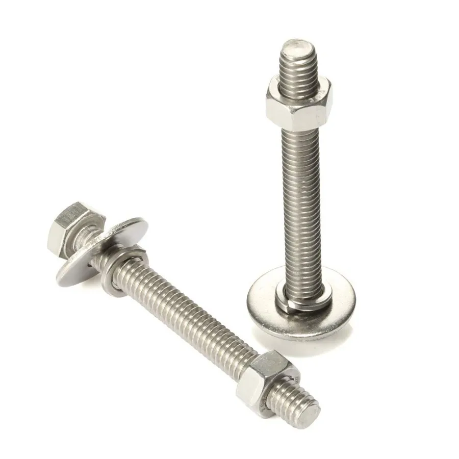 1 420 x 3 Viti a testa esagonale Bulloni e dadi Piatto Washe Spring Washe Acciaio inossidabile 188 304 10 set