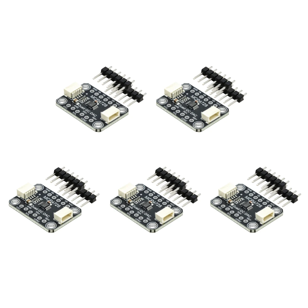 MCP4728 Quad DAC outputs with EEPROM module compatible with STEMMA QT Qwiic