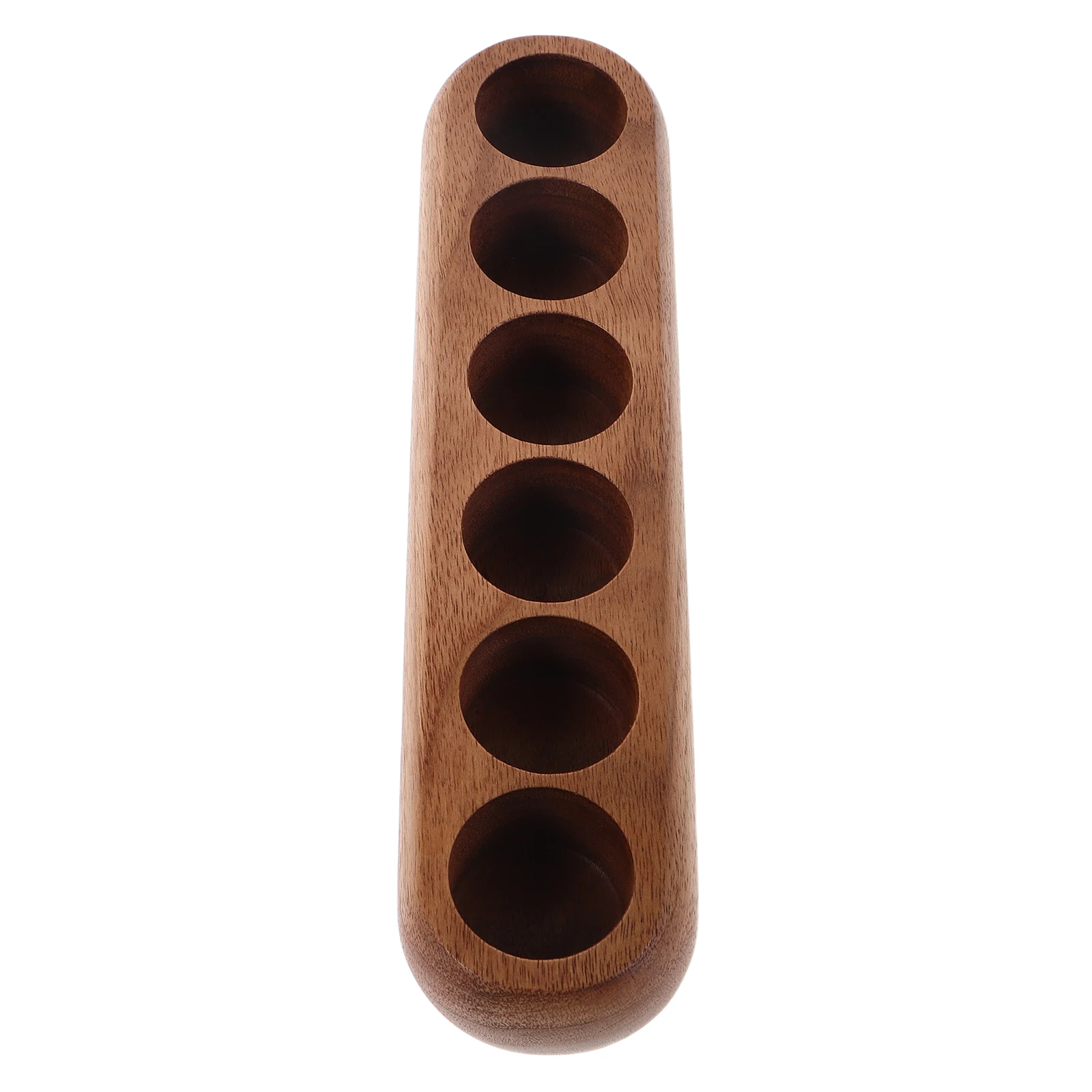 

Coffee Bean Display Stand Tube Organizer Holder Glass Storage Wooden Tubes Bottom Tray Base