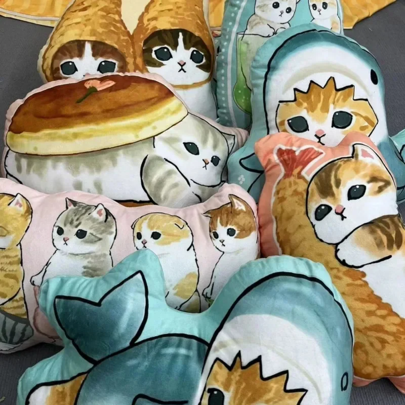 

Cartoon Cute Mofusanded Cat Plush Pillow 50cm Large Sofa Bed Cushion Kawaii Cute Animals Plush Doll Children Gift Home Decor