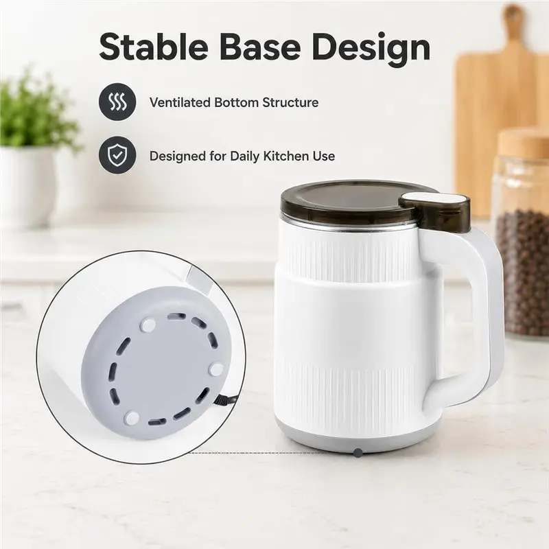 B51CNEW! Electric Coffee Grinder 500Ml One-Touch Spice Grinder Fast Grinding For Beans, Herbs, Nuts US Plug
