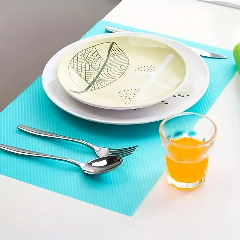 4PCS Washable Refrigerator Mats, 45*30cm/17.7*11.8inch, Waterproof Refrigerator Liner Mats, Drawer Table Mats, Placemats