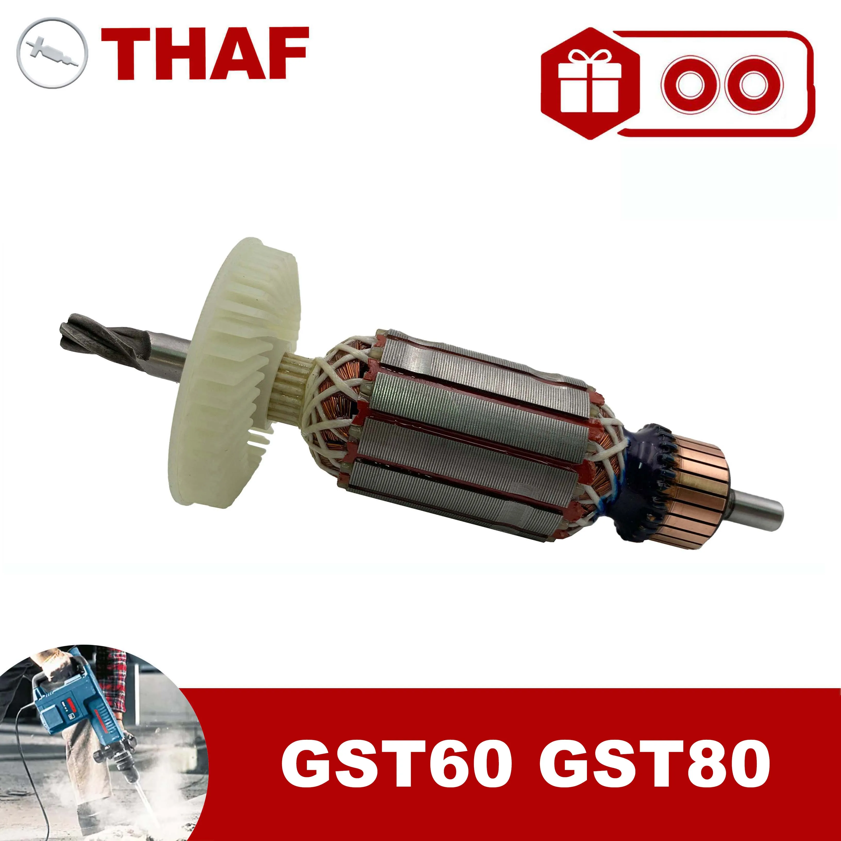 

AC220V-240V Armature Rotor Anchor Replacement for BOSCH Jig Saw GST85PB GST80PBE GST60PB GST 85 PB GST 80 PBE GST 60 PB