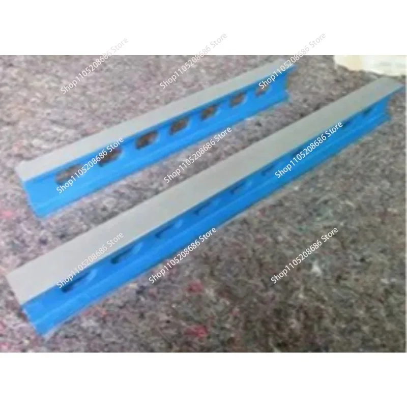 1PCS Class 1 Cast Iron Flat Ruler Inspection Flat Ruler High Precision I-Shaped Parallel Flat Ruler