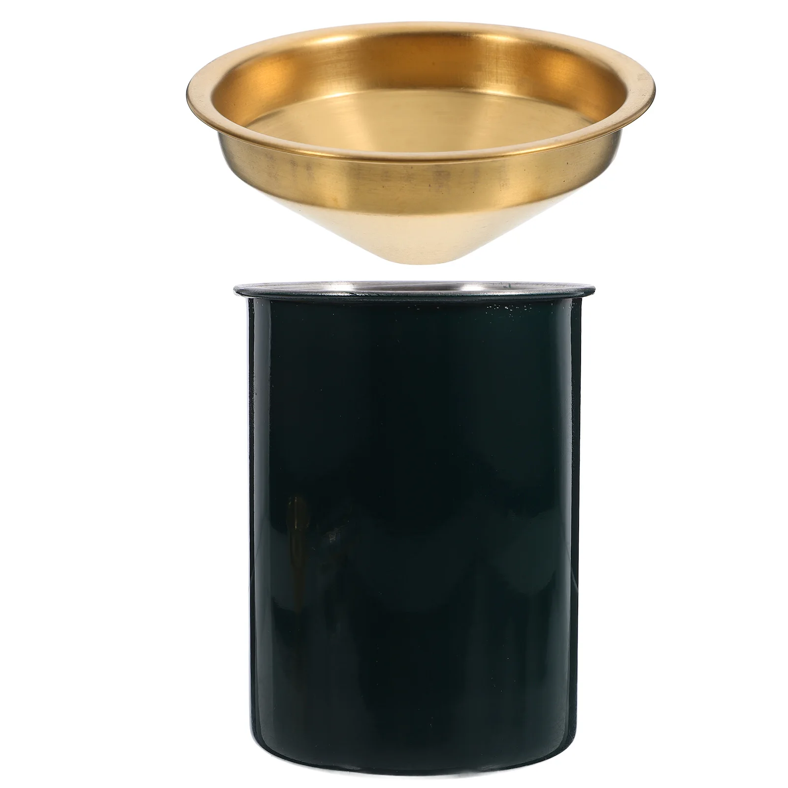 

Stainless Steel 7 5x11cm Funnel Design Auto Ashtray Detachable Car Home Office Smoke Holder Garbage Bucket Gifts