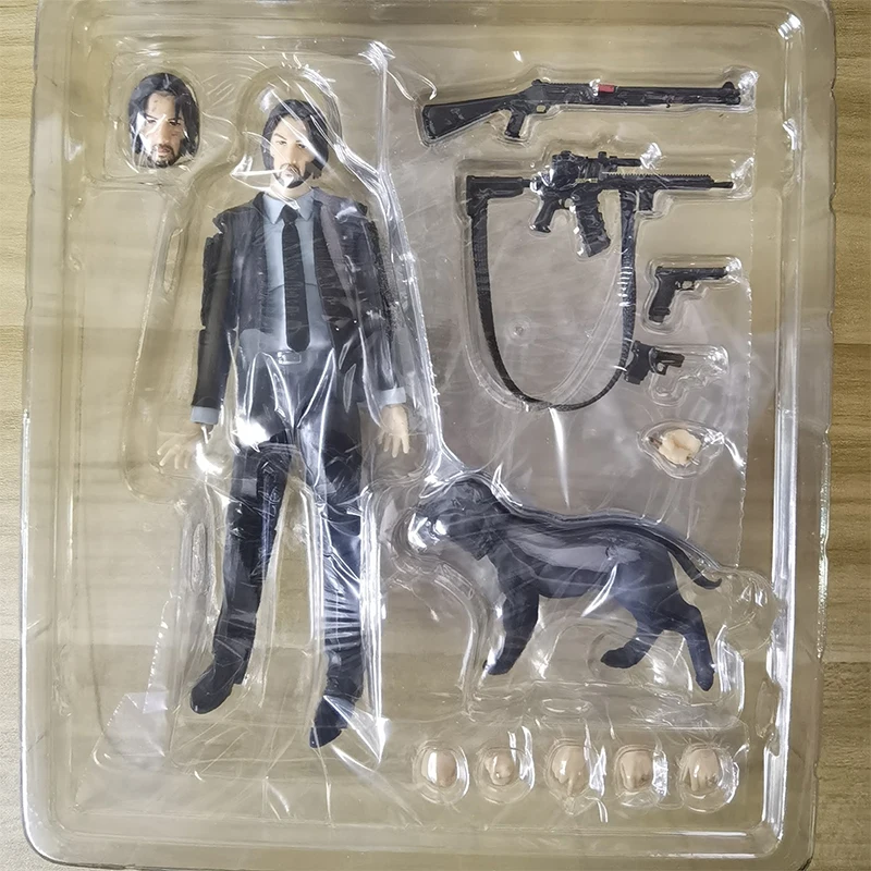 جون ويك الفصل 2 شخصيات الحركة ، دمية الرعب ، المفاصل البلاستيكية القابلة للتحصيل ، المفاصل المنقولة ، نموذج هالوين ، هدية لعبة ، 6 "، Mafex 085