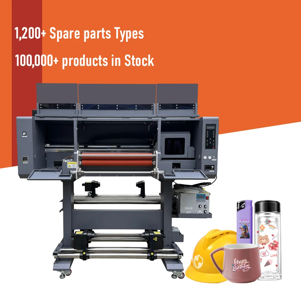 Impresora Uv Dtf 2 en 1, Impresora Dtf Procolored, rollo de lámina Uv 4 Andemes con máquina laminadora, impresora Uv Xp600 de 2 cabezales