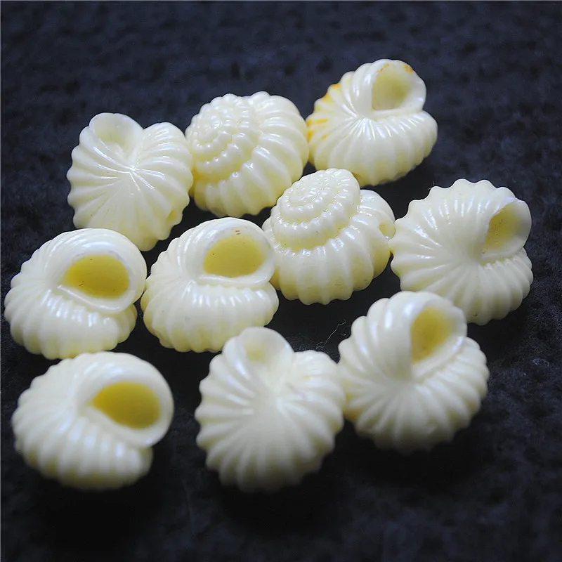 8PCS New Womens Spacer Beads Middle Hole Size 22MM Clay Material Cream Colors DIY Jewelry Makings