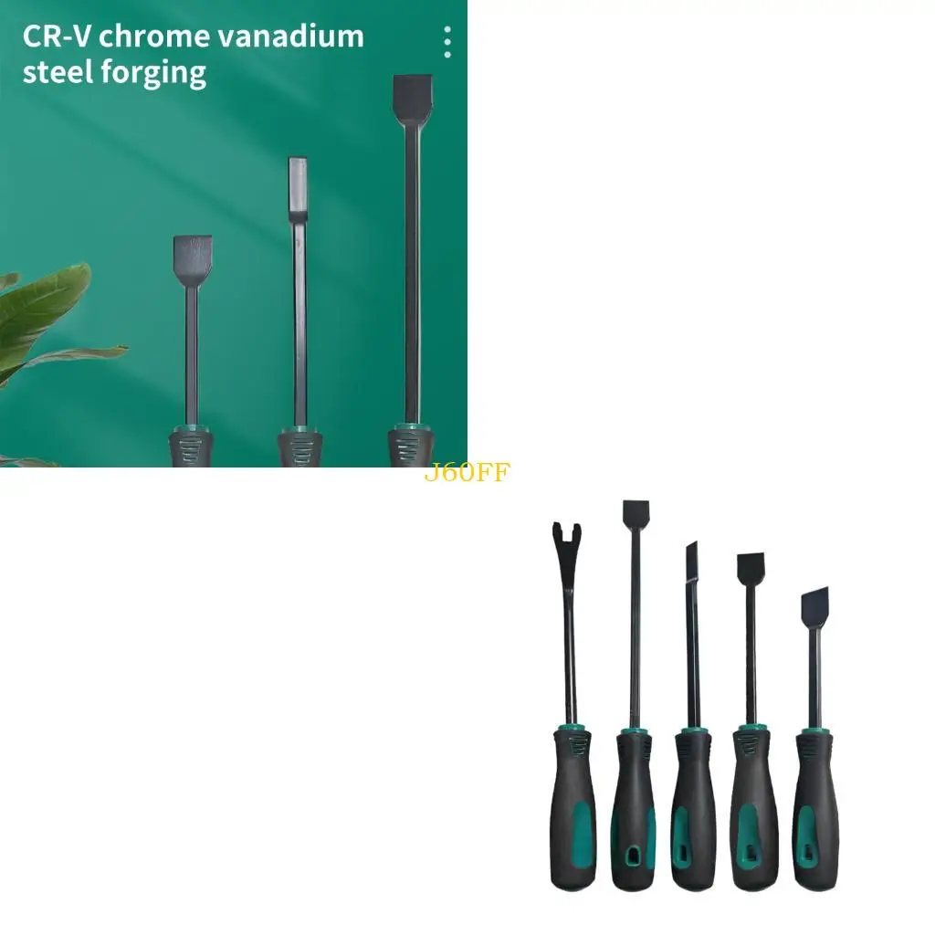 

J60F Professional Garage Scrapers Set with Ergonomic Not Slip Handles Upgrades for Removing Deposits & Kitchen Grime