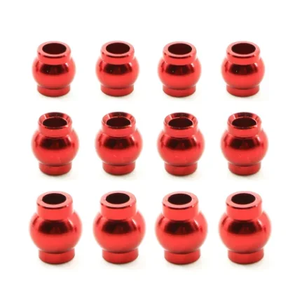 Complete 16pcs Aluminum Alloy Pivot Ball Head Set for Arrma 1/18 Granite Grom RC Car Upgrade Parts Accessories