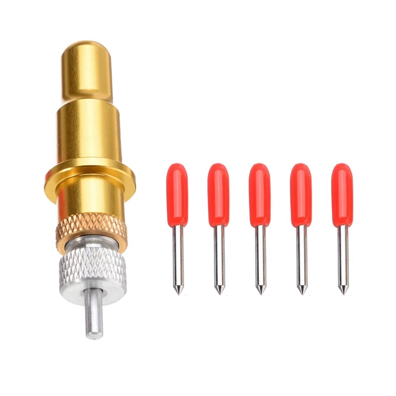 PORK-5Pcs 45 support de lame sphérique résistant pour le coupeur de vinyle coupeur de coupe accessoires de traceur outil outils électriques de coupeur de vinyle