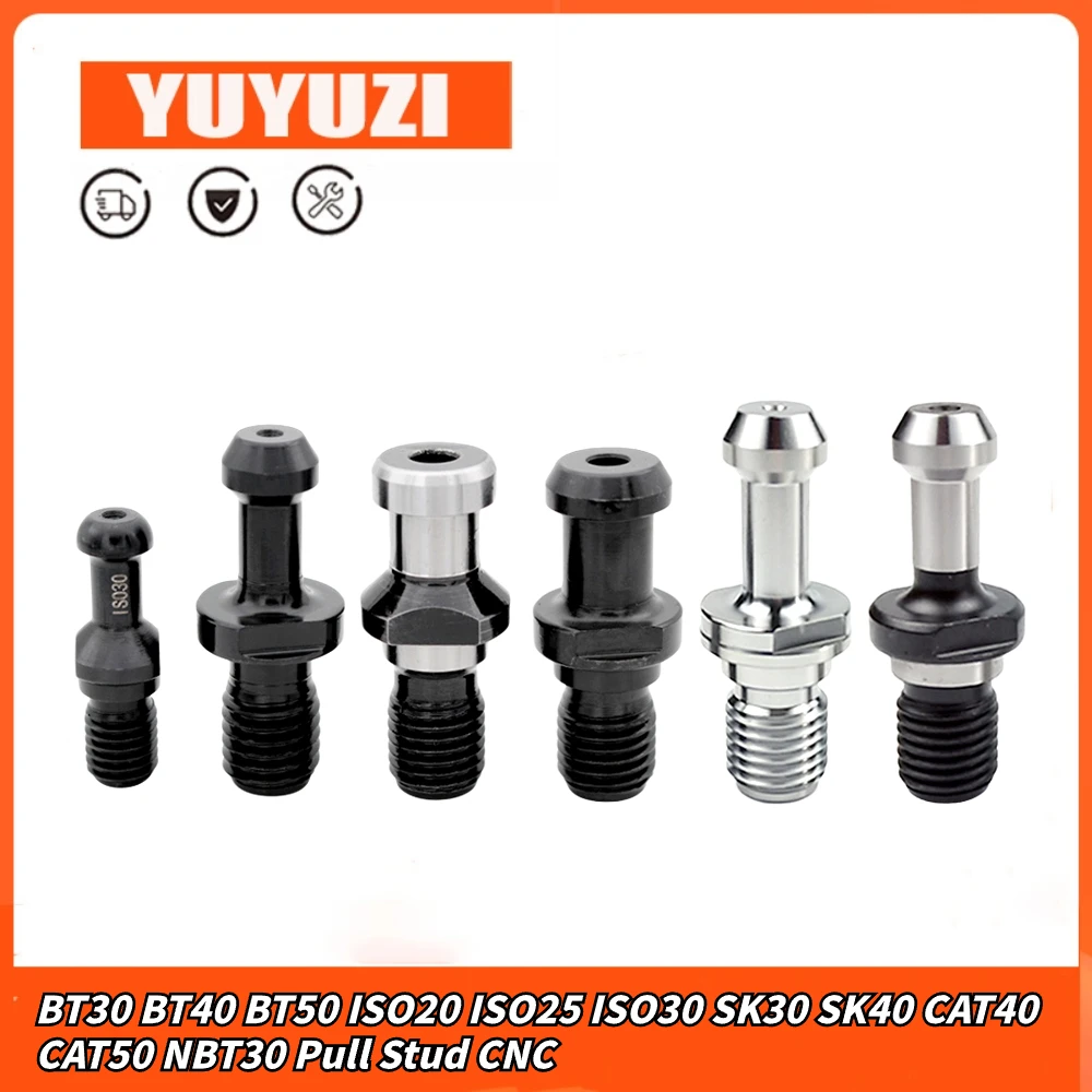 BT30 BT40 BT50 ISO20 ISO25 ISO30 SK30 SK40 CAT40 CAT50 NBT30 Pull Stud CNC BT ISO SK CAT NBT Pull Nails for Spindle Tool Holder