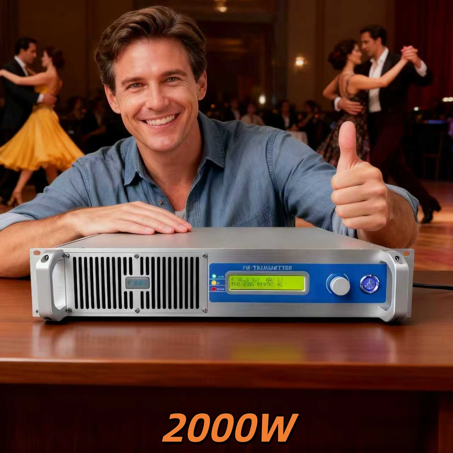 

2KW(2000W) FM Transmitter YXHT-1 - Top Quality, CD-Quality Audio, MPX/L/R Inputs, Durable & Reliable